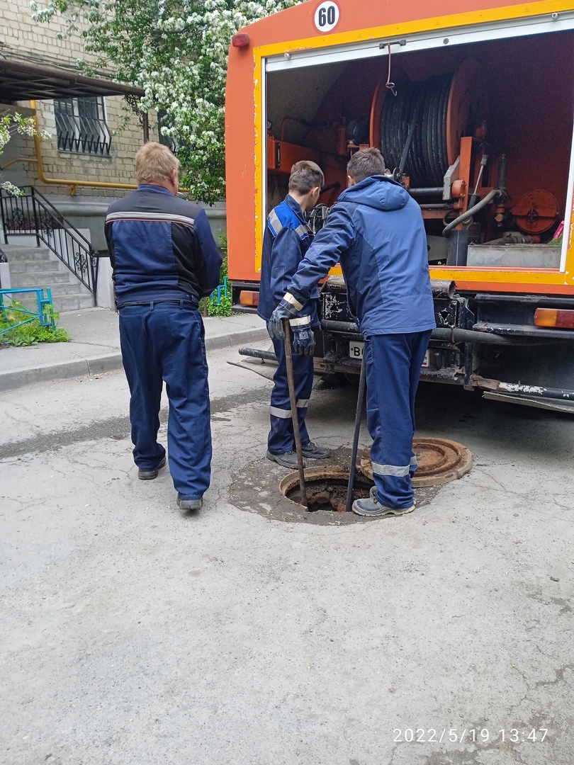 19.05.2022 г. прочистка дворовых колодцев
