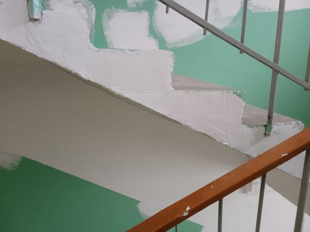 Ремонт подъездов по адресу 3-го Интернационала д. 71